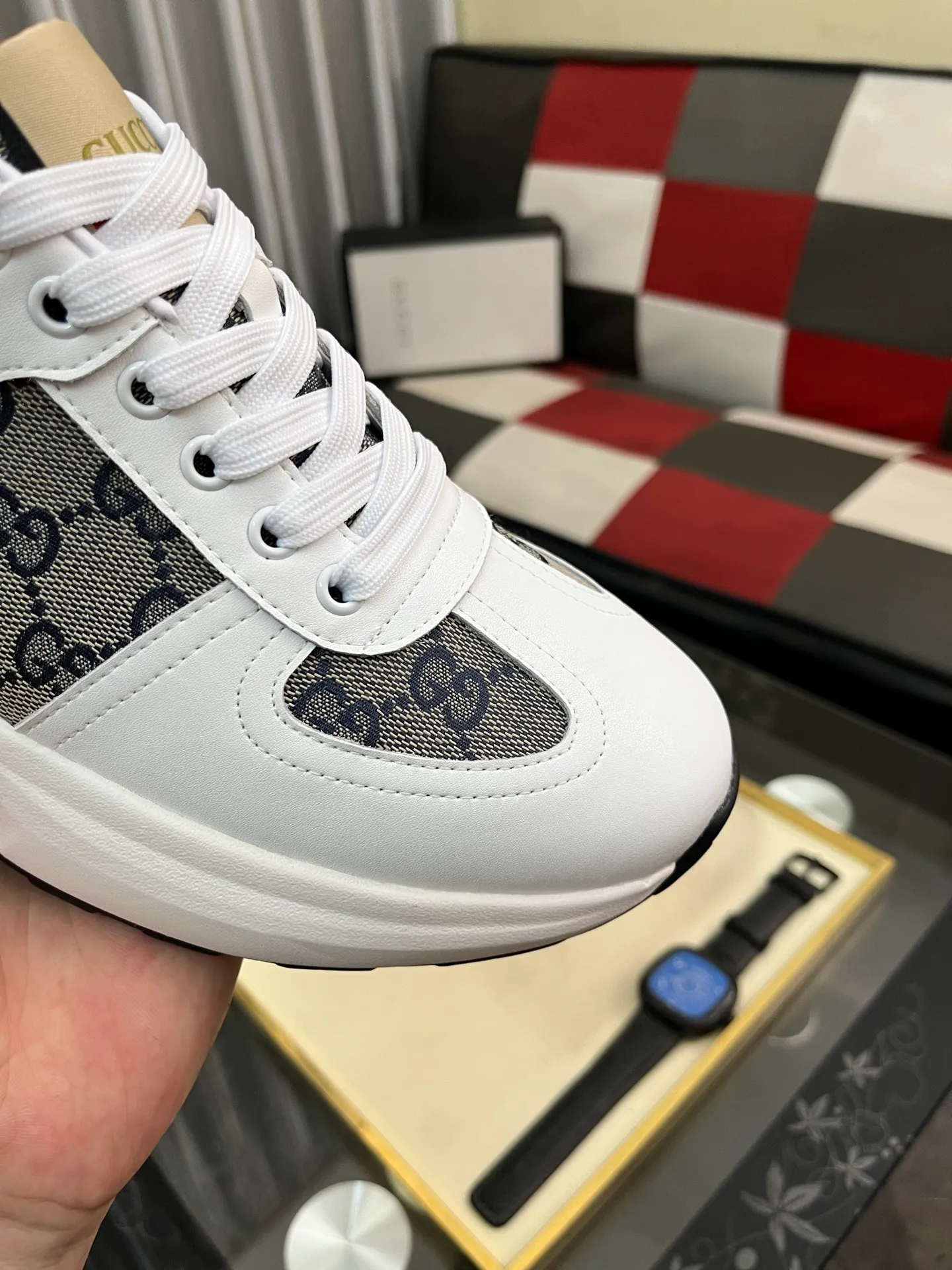 Men's Men's Shoes💰458⌚️⌚️[GUCCI] Gucci men's casual shoes are absolutely popular🔥The ultimate matching item for trendy men! The charm of super texture is irresistible, the main recommendation, the flower leather color is bright! The upper is made of high-quality brand printed fabric with cowhide, breathable leather lining and wear-resistant rubber sole, noble and elegant! Extremely comfortable🎁🎁You can be as handsome as you want💪 38-444️⃣colors available